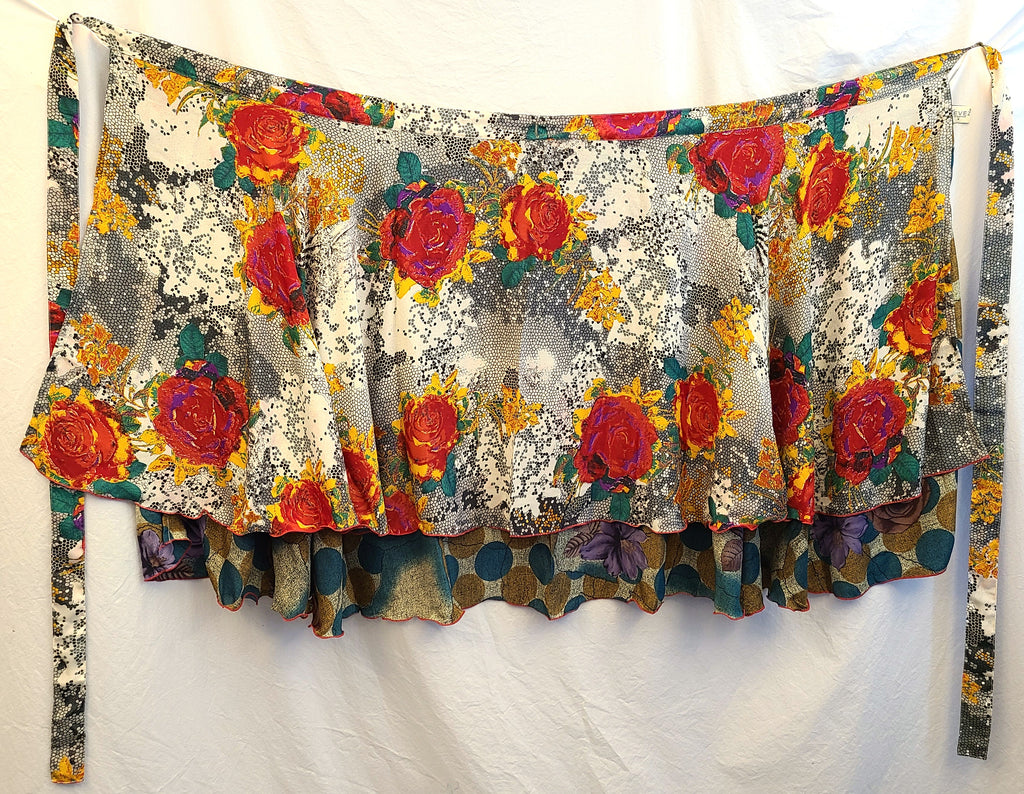 Snakeskin Cloud--Wevez Regular-sized Tea-length skirt